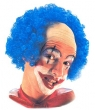 Capelli Blu con Calotta Clown